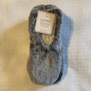 Slipper Socks with Grippers Super Soft Size M/L 8-10